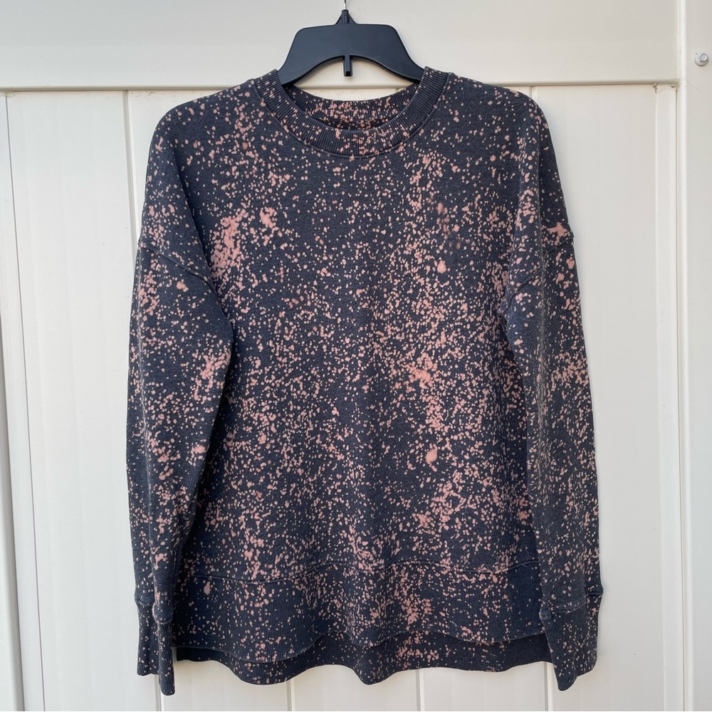 🌻5/$15🌻 Time & Tru | Bleach Dyed Pullover Sweater - Picture 4 of 7